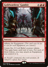 Gambito dos Guardiões Dourados / Goldwardens' Gambit - Magic: The Gathering - MoxLand